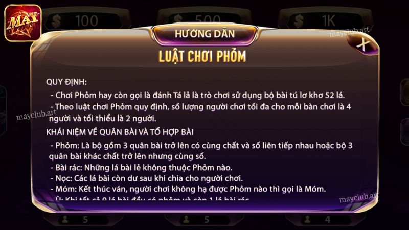 Lưu ý khi chơi game bài online Mayclub