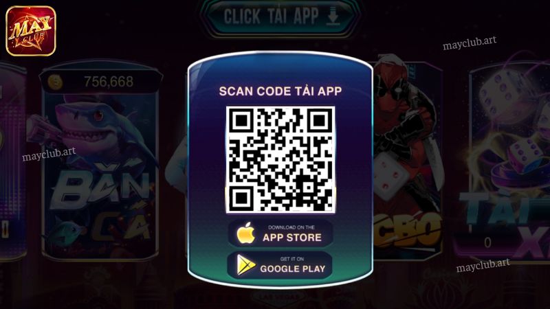 Quy trình cơ bản hỗ trợ tải app cổng game Mayclub