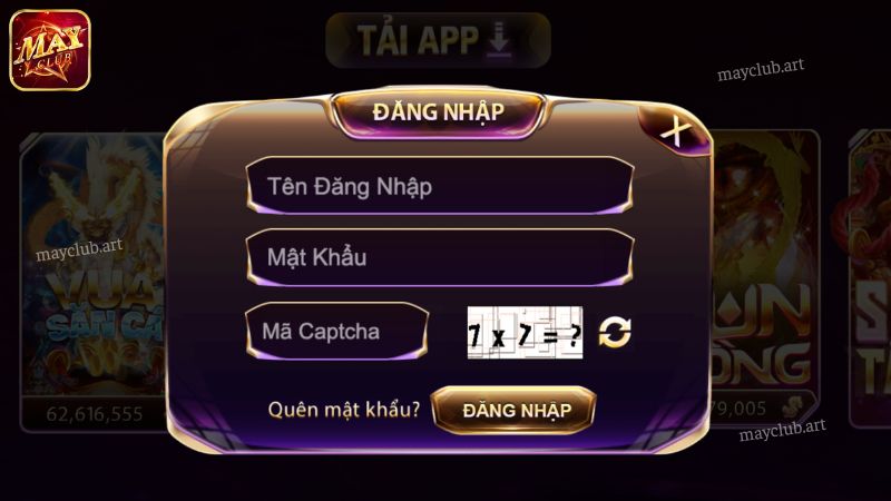 Đăng nhập Mayclub đơn giản qua 3 bước