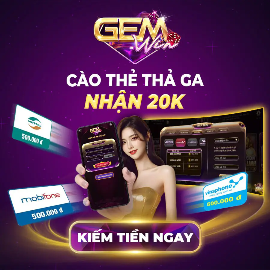 Cào thẻ thả ga nhận 20k